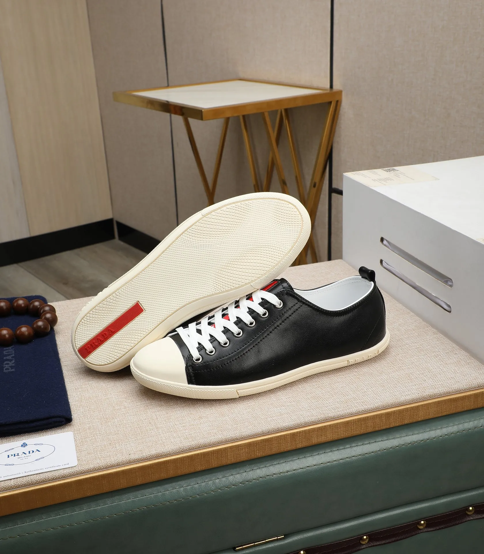 Men's men's shoes💰440🌹🌹[PRADA—Prada] 2024 latest model🙈original replica! 👟👟👟The uppers are made of top-notch workmanship from Italy🇮🇹Imported calfskin❗️Genuine leather lining@Suitable for travel, the original version has an enlarged engraved sole, making it suitable for all kinds of travel, showing low-key luxury. Let quality speak for itself. Color: Size: 38-44